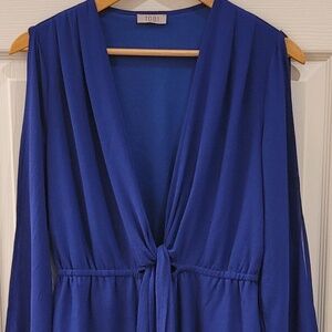 Romper (Shorts) with Open Long Sleeve